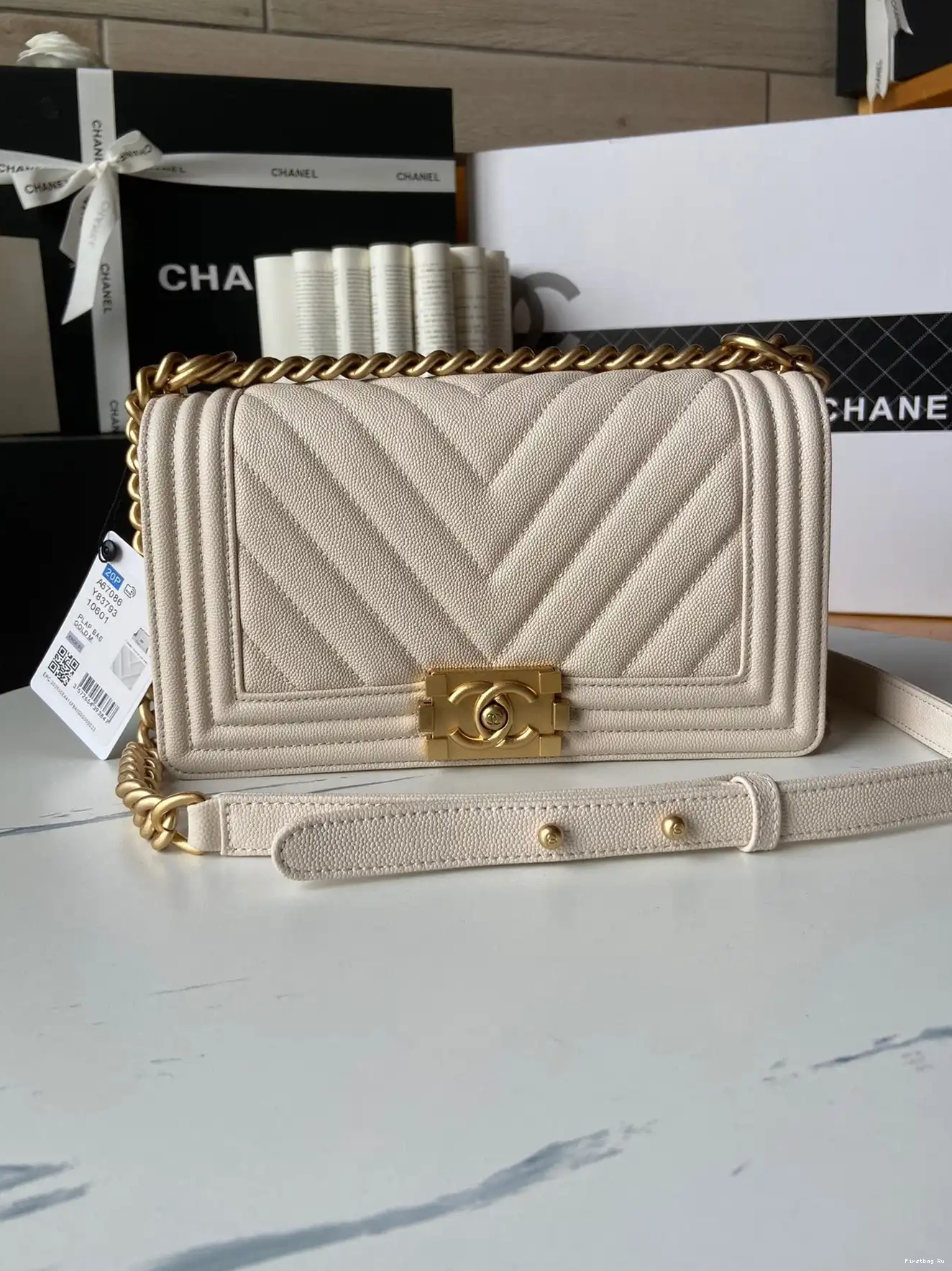 Firstbag Ru BOY CHANEL BAG 25CM 20CM 0602